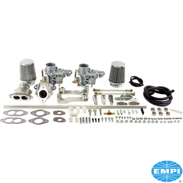 2x 34 EPC EMPI Zweivergaseranlage für VW Tuning VW Käfer Bus Karman Typ 1 Motor